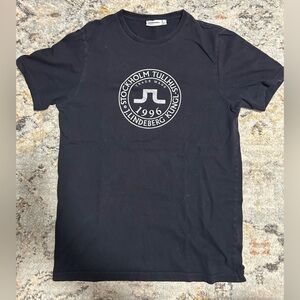J.Lindeberg Black Graphic Tee